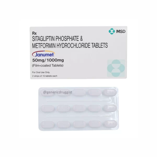 Janumet 50mg/1000mg Tablet