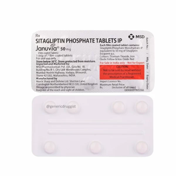 Januvia 50mg Tablet - Image 2