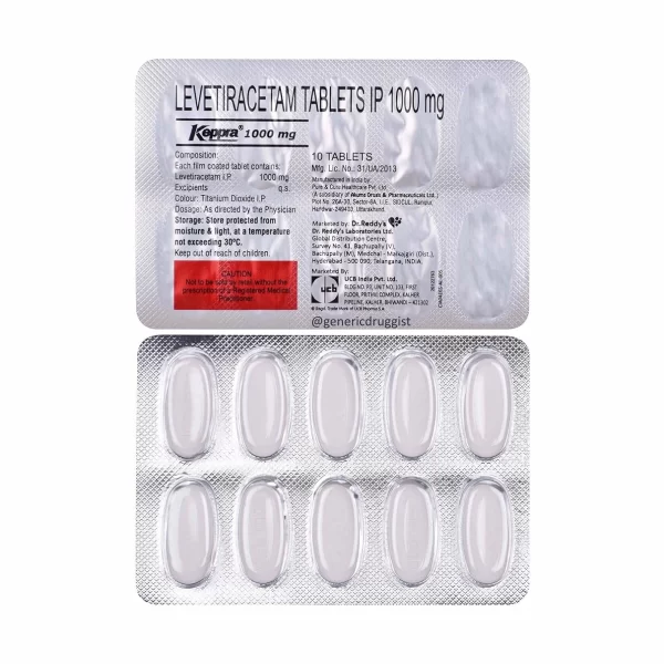 Keppra 1000mg Tablet - Image 2