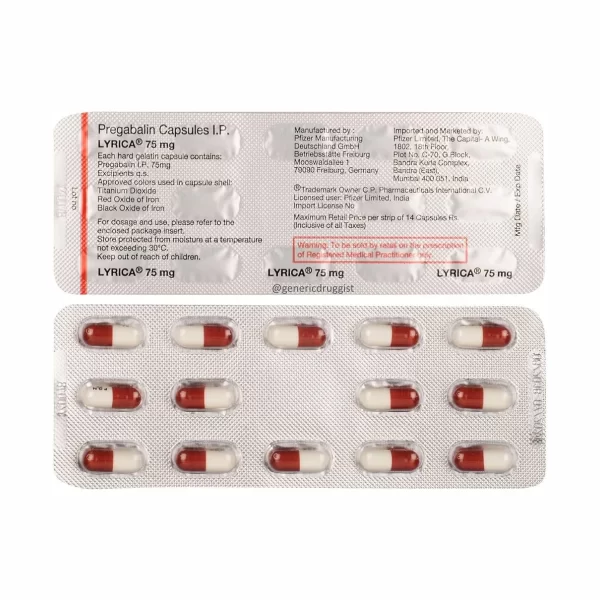 Lyrica 75mg Capsule - Image 2