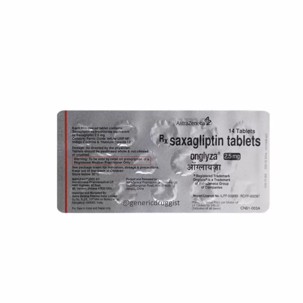 Onglyza 2.5mg Tablet - Image 2