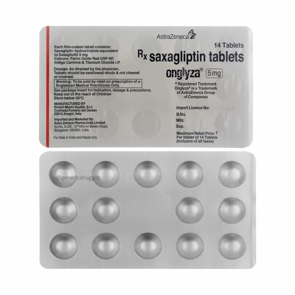 Onglyza 5mg Tablet - Image 2