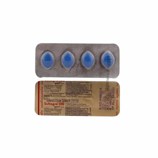 Suhagra 100 Tablet (4 tab/strip) - Image 2