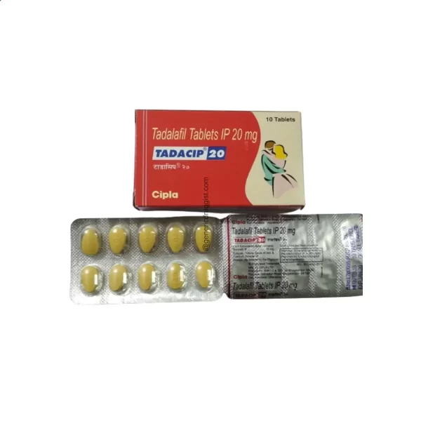 Tadacip 20 Tablet(10 tab/strip) - Image 2