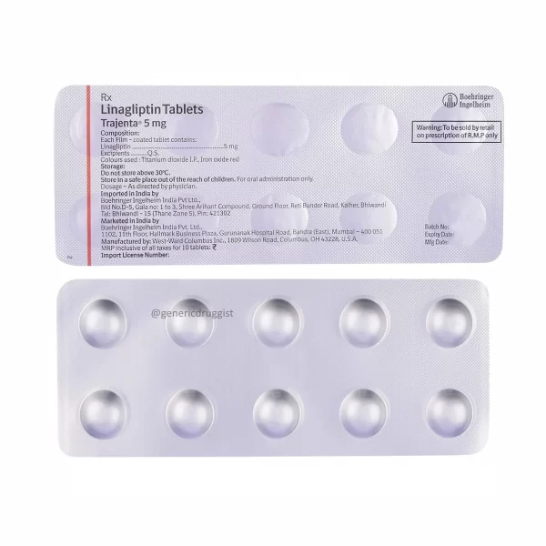 Trajenta 5mg Tablet - Image 2