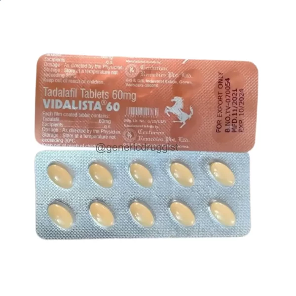 Vidalista 60mg (Tadalafil) - Image 2