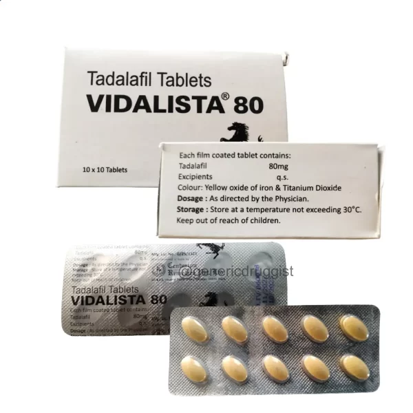 Vidalista 80mg (Tadalafil) - Image 2