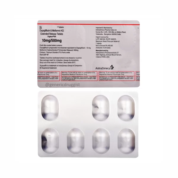 Xigduo XR 10mg/1000mg Tablet - Image 2