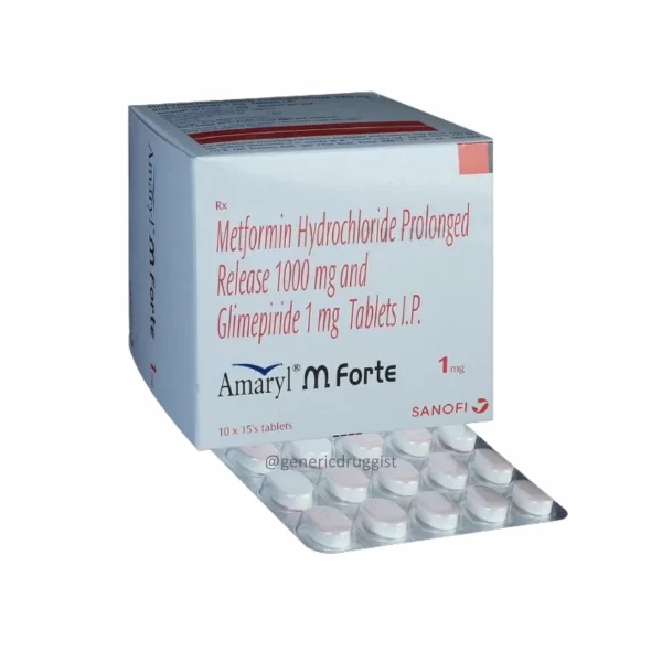 Amaryl M Forte 1mg Tablet PR