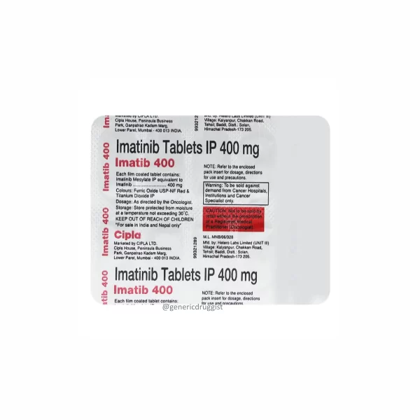 Imanib 400mg Tablet - Image 2