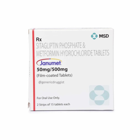 Janumet 50mg/500mg Tablet