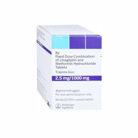 Trajenta Duo 2.5mg 1000mg Tablet